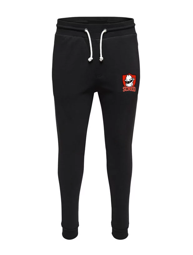 Jogging Scred Logo Rouge de scred connexion sur Scredboutique.com