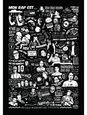 the beef Tshirt Mon Rap est... - The Beef noir
