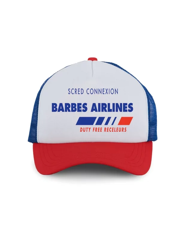 Casquette Trucker Barbès Airlines de barbes wear sur Scredboutique.com