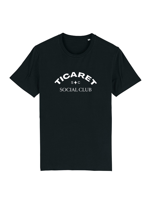 Tshirt Noir Ticaret Social Club de ticaret sur Scredboutique.com