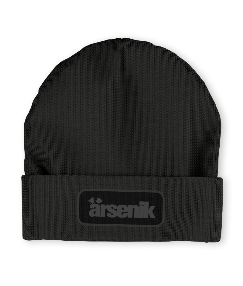 Bonnet Arsenik Noir sur noir de arsenik sur Scredboutique.com