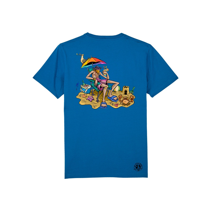 Tshirt inédit Scred Connexion - La plage by Yassin Latrache