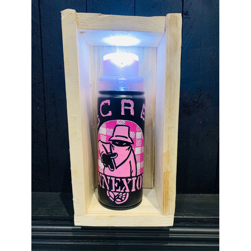 Bombe recyclée Bombartligh lumineuse par LLEARTLIGHT - Classico Tati