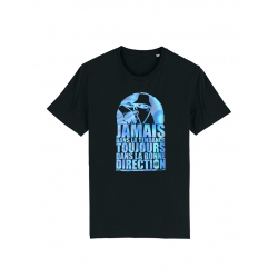 Tshirt Scred Holographic bleu Jamais dans la tendance de scred connexion sur Scredboutique.com