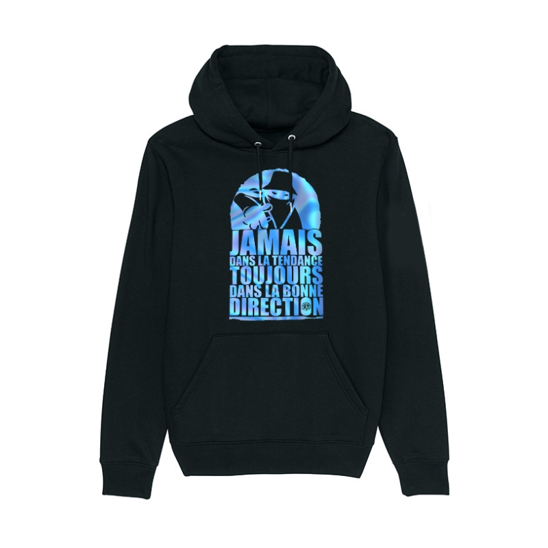 Sweat Capuche Scred Holographic bleu Jamais dans la tendance