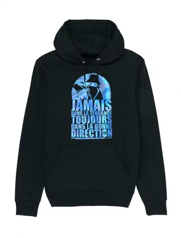 Sweat Capuche Scred Holographic bleu Jamais dans la tendance