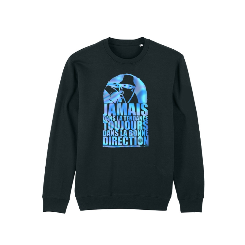 Sweat Scred Holographic bleu Jamais dans la tendance