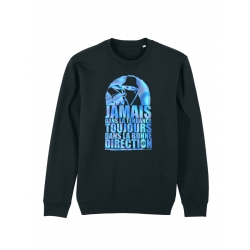 Sweat Scred Holographic bleu Jamais dans la tendance