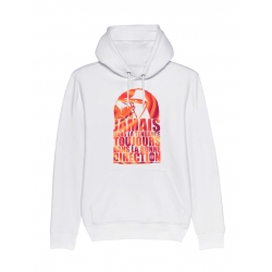 Sweat Capuche Scred Holographic rouge Jamais dans la tendance de scred connexion sur Scredboutique.com