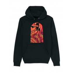 Sweat Capuche Scred Holographic rouge Jamais dans la tendance