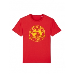 Tshirt Classico Rouge Jaune de scred connexion sur Scredboutique.com