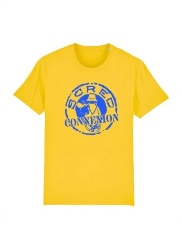 scred connexion Tshirt Classico Jaune Bleu