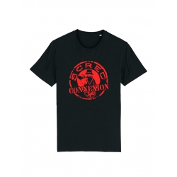 tee shirt "classico" noir logo rouge de scred connexion sur Scredboutique.com