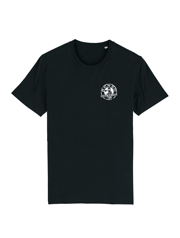 t shirt et maillot de la scred connexion couleur noir visage blanc