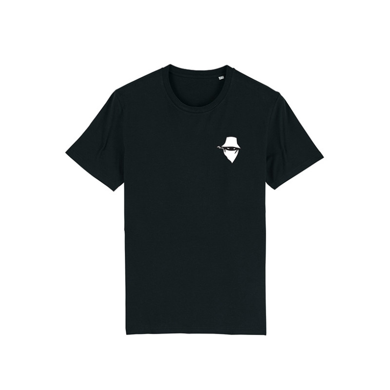 t shirt et maillot de la scred connexion couleur noir visage blanc