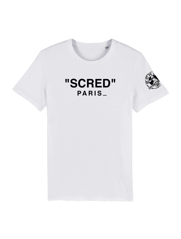 Tshirt "Simple Scred" de scred connexion sur Scredboutique.com