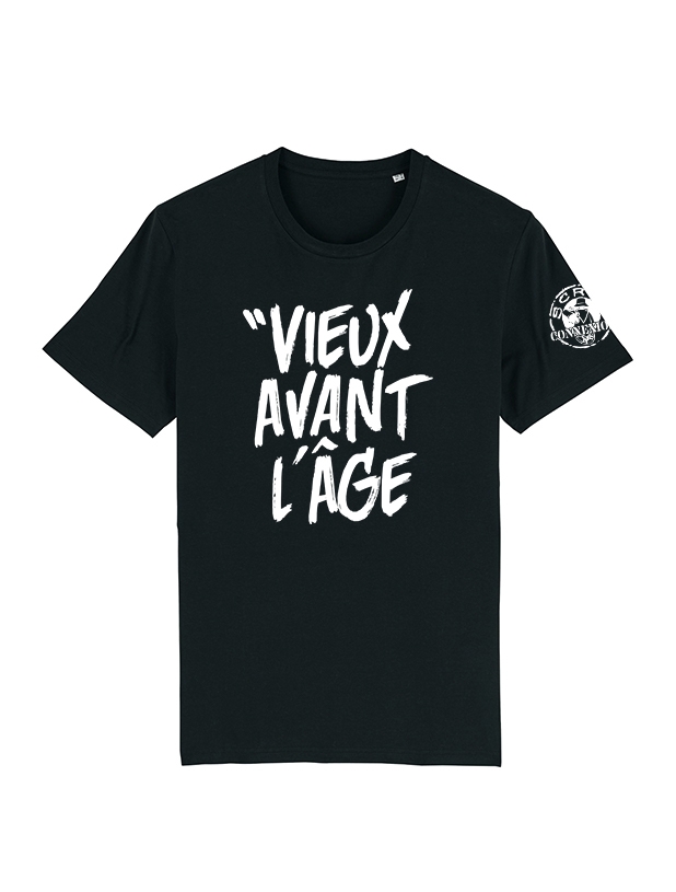 T-shirt "Vieux Avant l'Âge" de scred connexion sur Scredboutique.com
