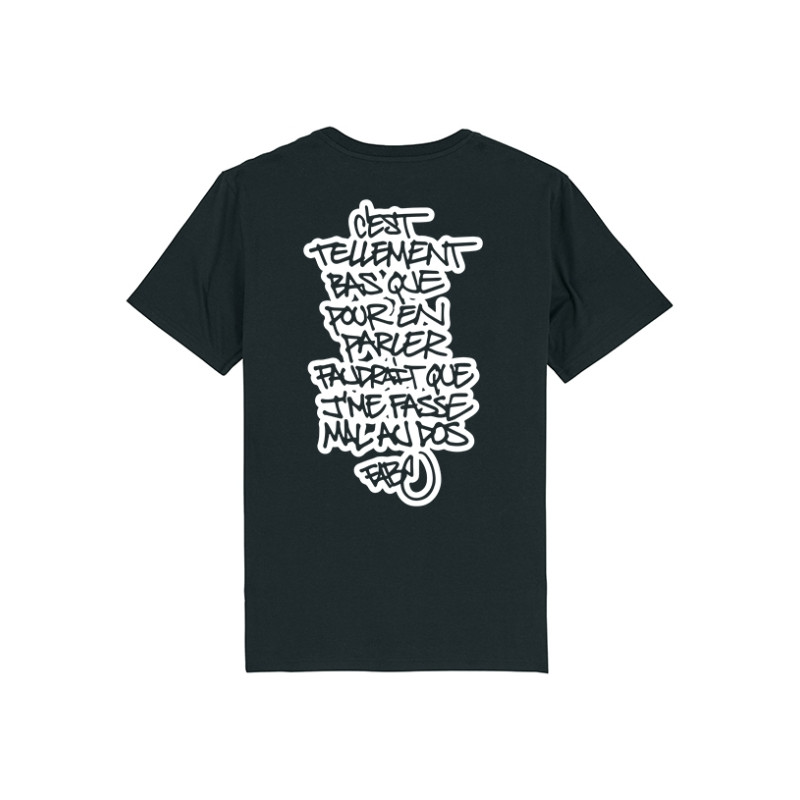 Tee shirt Tellement Bas Noir / Scred Boutique - Jamais dans la Tendance