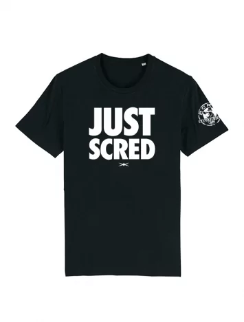 T-shirt &quot;just scred&quot;
