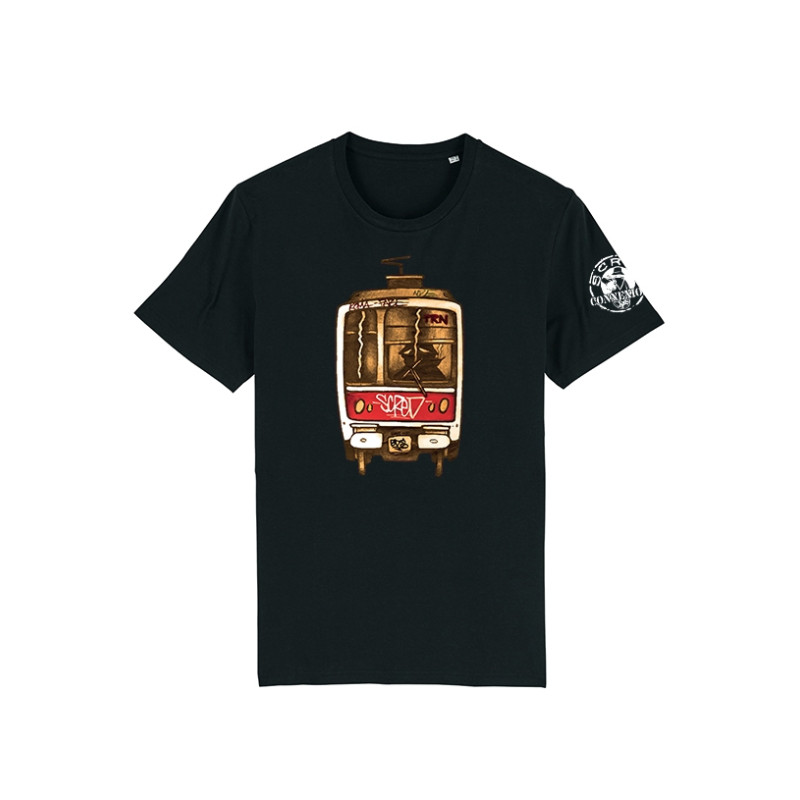 Tee Shirt Metro Noir / Scred Boutique - Jamais dans la Tendance