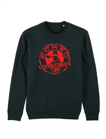 scred connexion Sweat Col rond Classico impression daim