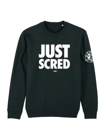 sweat col rond &quot;Just Scred&quot;