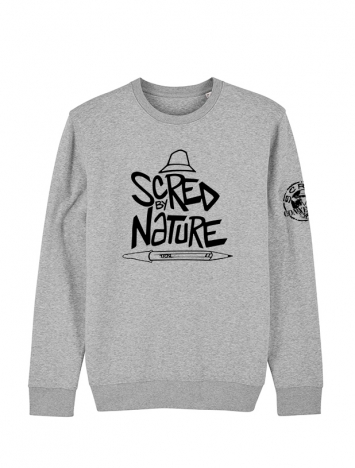 Sweat Col Rond "Scred by...