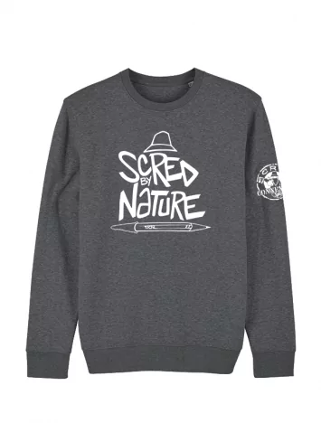 Sweat Col Rond "Scred by Nature" 