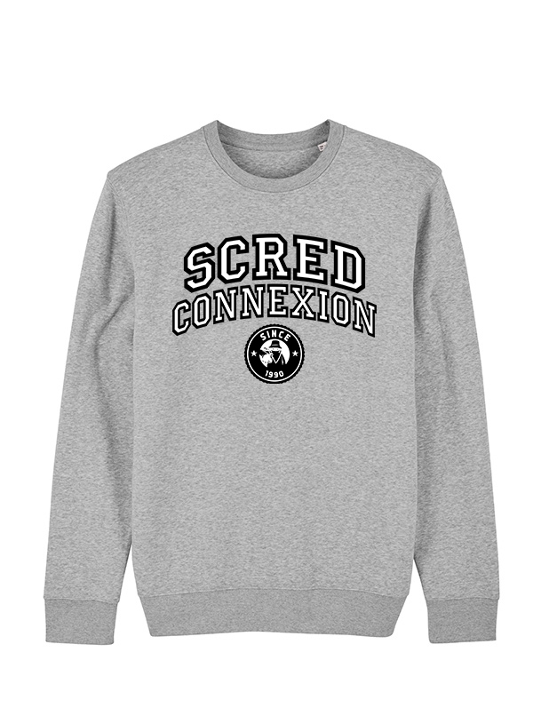 Sweat Scred University de scred connexion sur Scredboutique.com