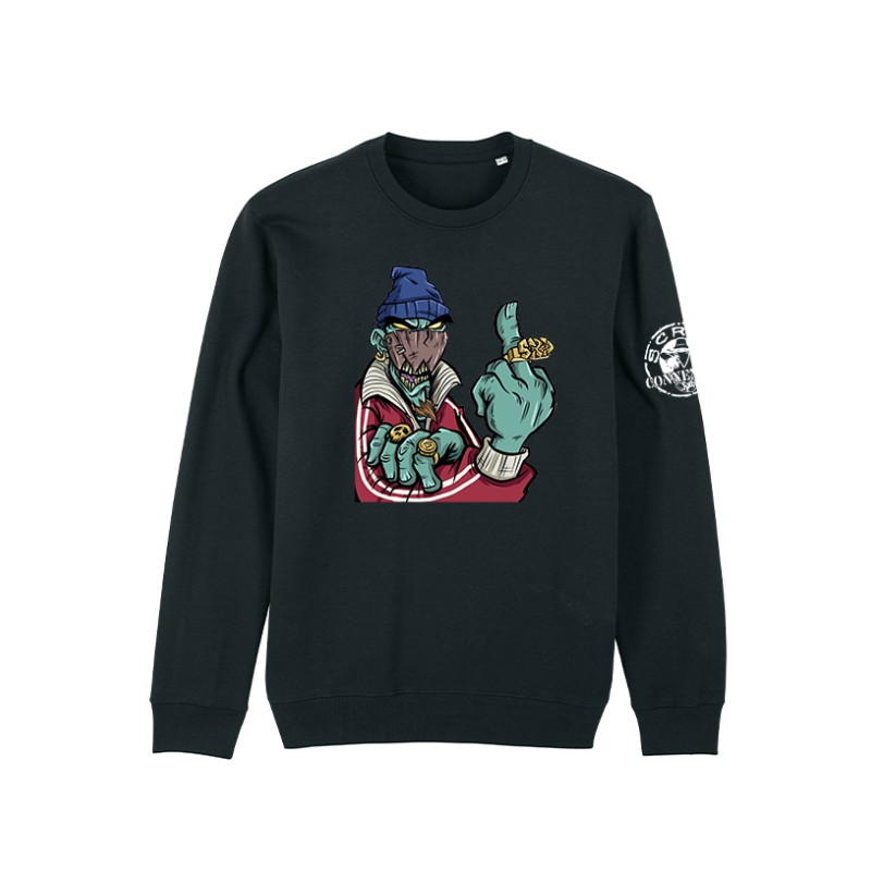 Sweat Majeur Gris foncé / Scred Boutique - Jamais dans la Tendance