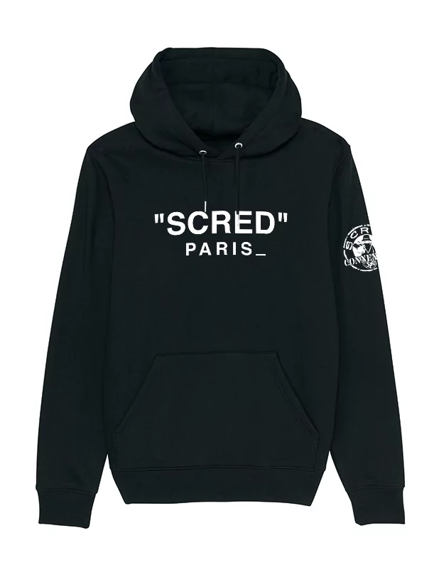 Sweat Capuche "Simple Scred" de scred connexion sur Scredboutique.com