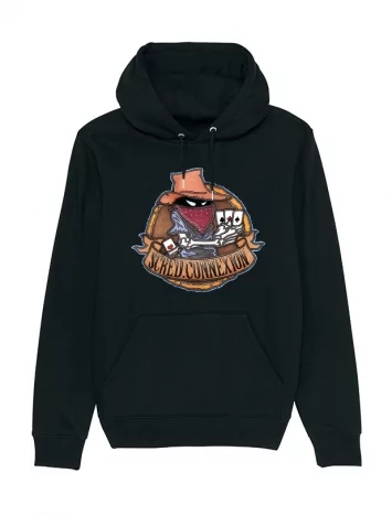 sweat capuche carré d'as bois