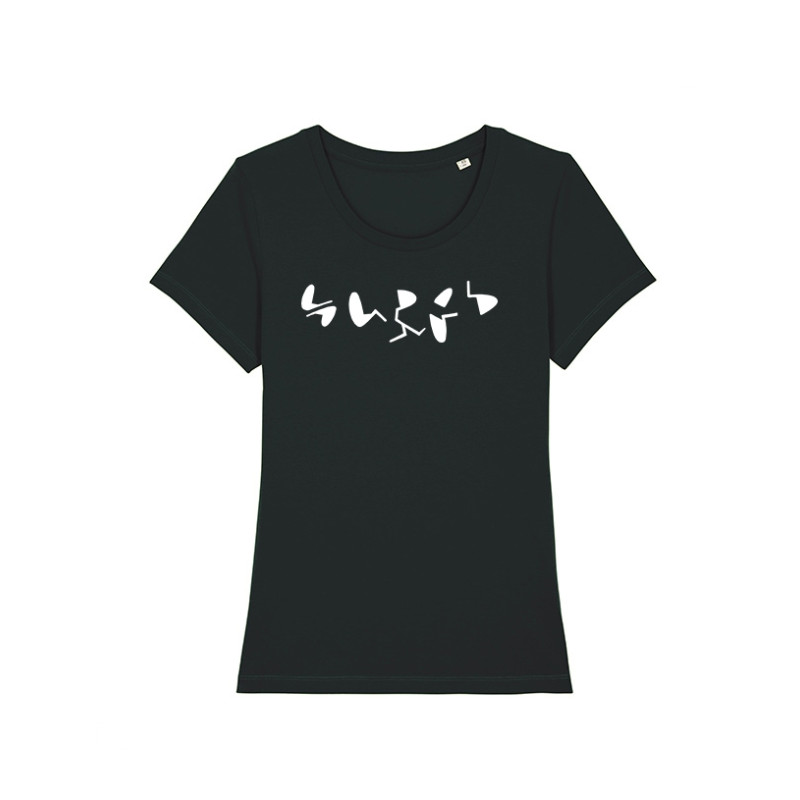 T-Shirt Femme Logo "Marche en Scred" Blanc