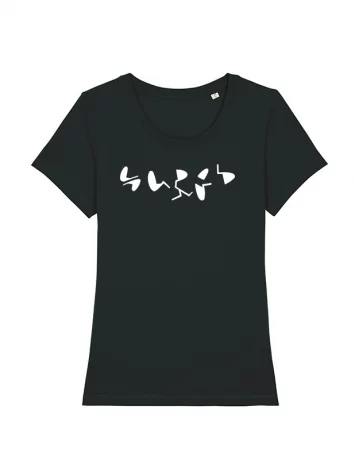 scred connexion T-Shirt Femme Logo "Marche en Scred" Blanc