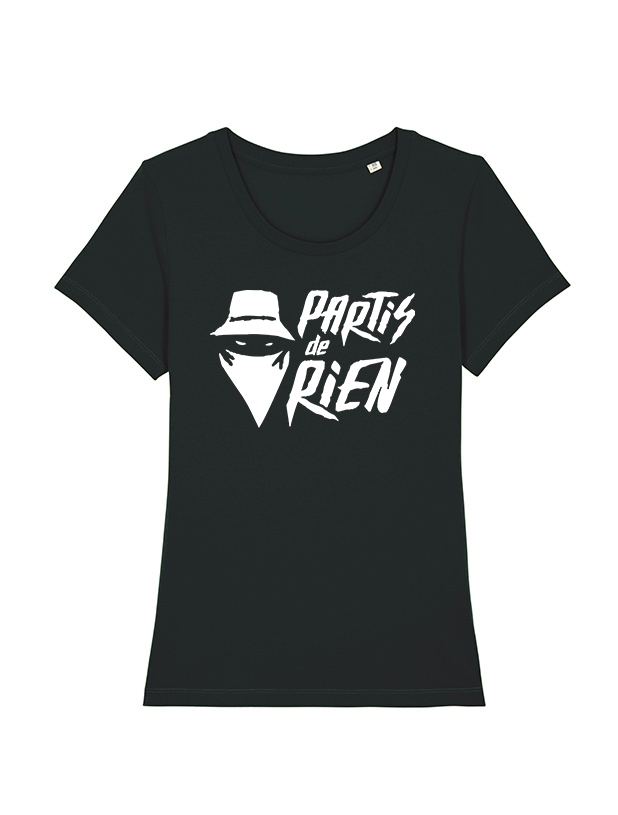 T-Shirt Femme Logo "Partis de rien" de scred connexion sur Scredboutique.com