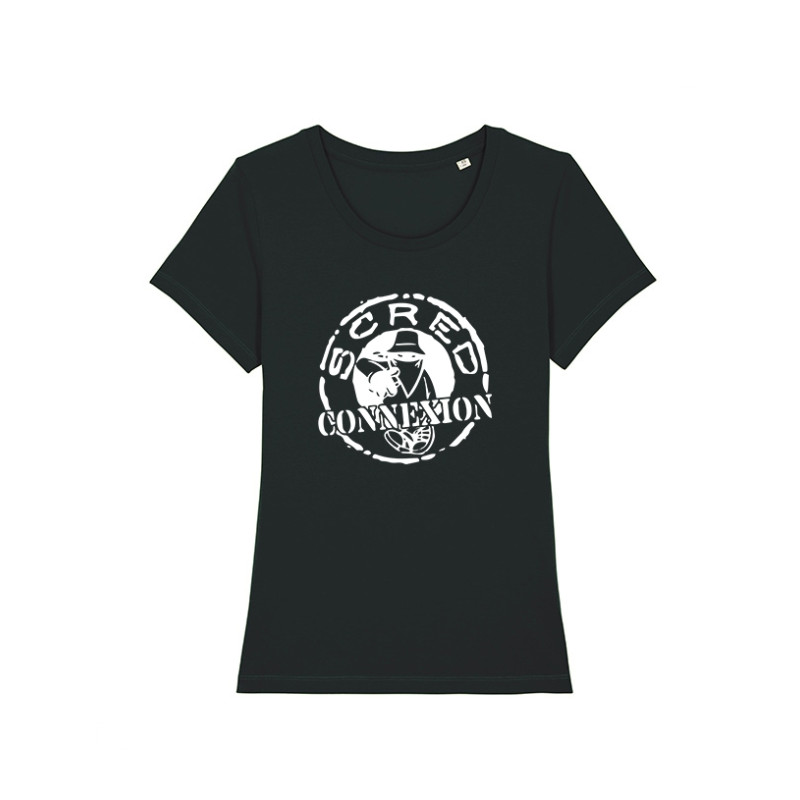 Tee-shirt  femme noir "classico"