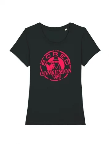 scred connexion Tee-shirt femme"classico" rose