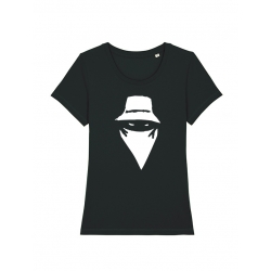 tee-shirt femme "visage" de scred connexion sur Scredboutique.com