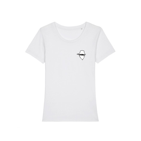 tee-shirt femme  "dernier visage" coeur