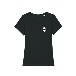 tee-shirt femme "dernier visage" coeur de scred connexion sur Scredboutique.com