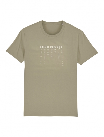 T-shirt Série Bio / RCKNSQT "Sans QR Code"