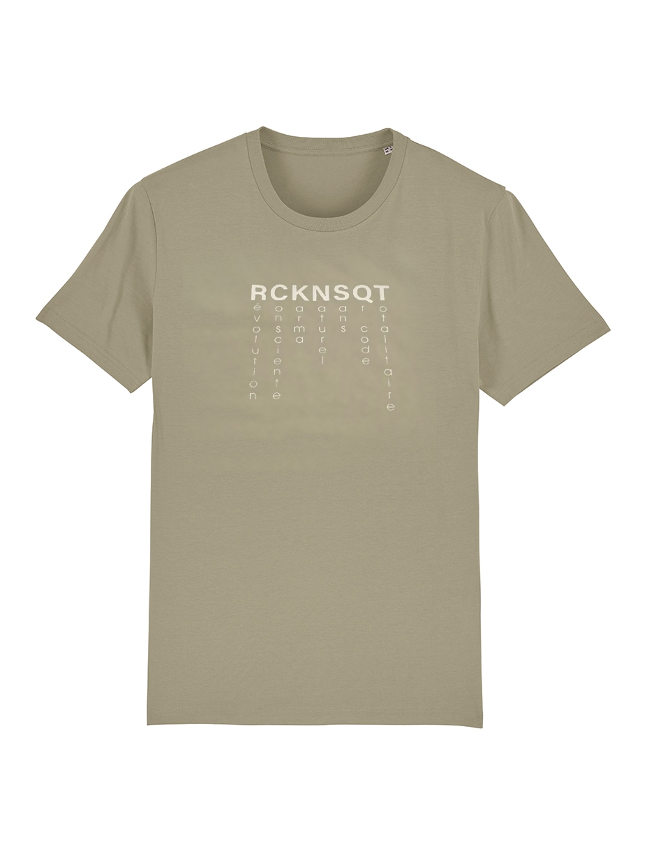 T-shirt Série Bio / RCKNSQT "Sans QR Code" de assassin sur Scredboutique.com