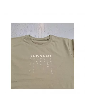 T-shirt Série Bio / RCKNSQT "Sans QR Code" 