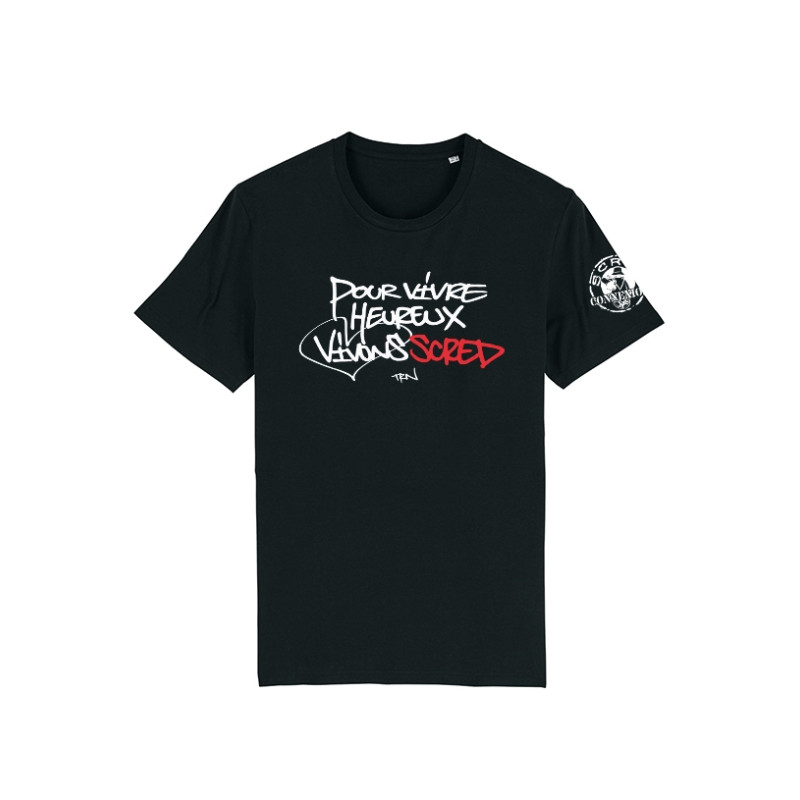 Tshirt Scred Connexion - Vivons Scred