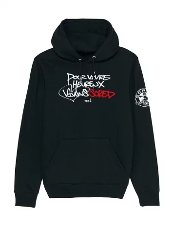 Sweat Capuche Scred Connexion - Vivons Scred
