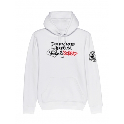 Sweat Capuche Scred Connexion - Vivons Scred de scred connexion sur Scredboutique.com