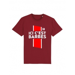Tshirt Ici c'est Barbès de barbes wear sur Scredboutique.com