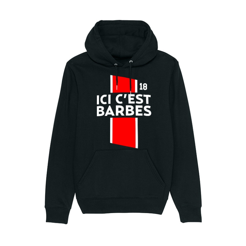 Sweat Capuche Ici c\'est Barbès