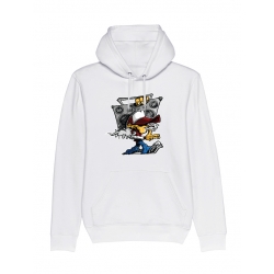 Sweat Capuche Julien BRD - Ghetto Blaster de julien brd sur Scredboutique.com