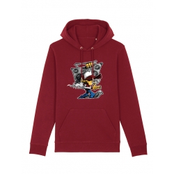 Sweat Capuche Julien BRD - Ghetto Blaster de julien brd sur Scredboutique.com